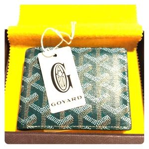 Authentic Goyard Billfold Wallet (Green)